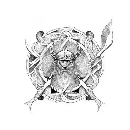 Viking Symbol Sleeve