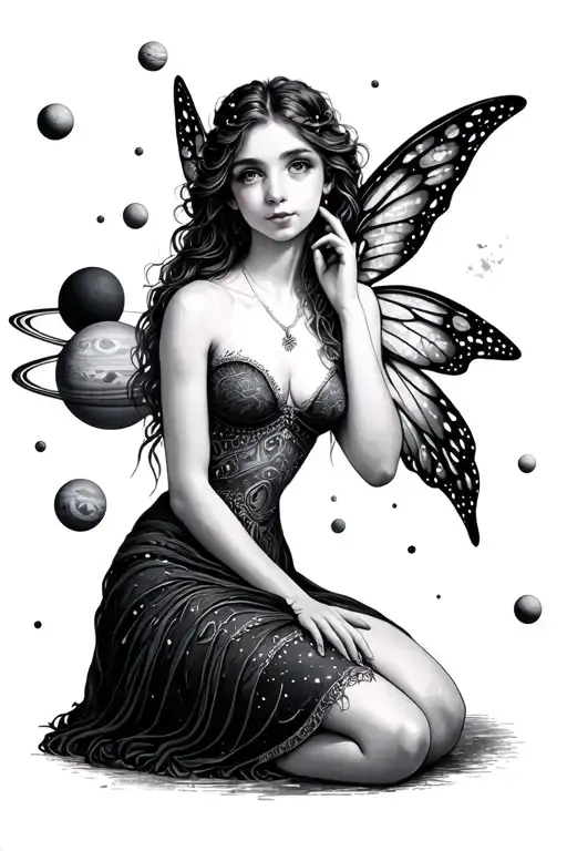 Planets Orbiting Fairy Sitting