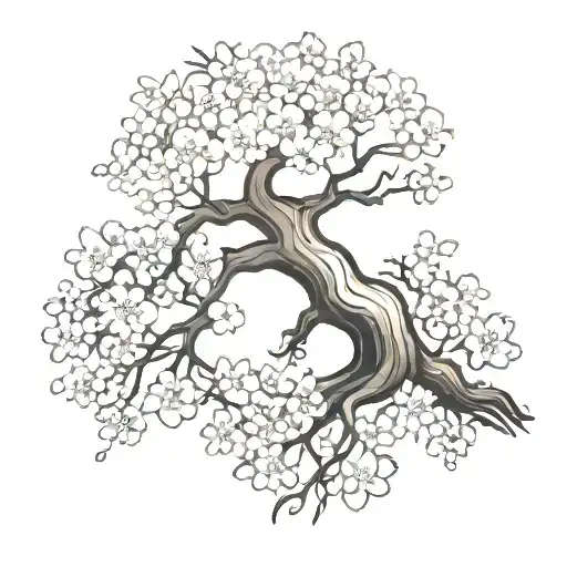 Skinnycherry Blossom Tree