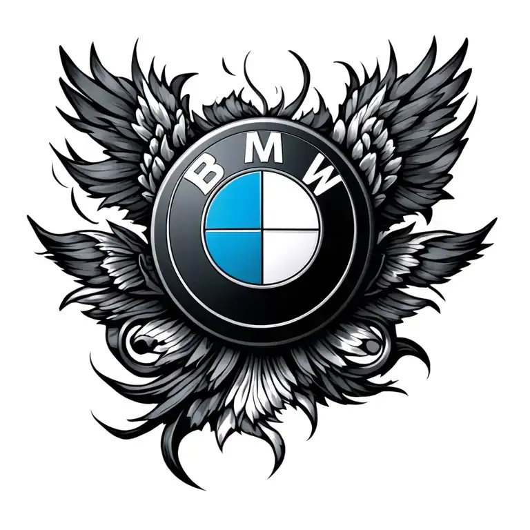 A Cool Style With Bmw Logo