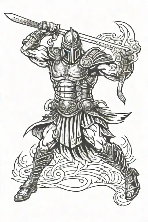 Gladiator With Korean Sword