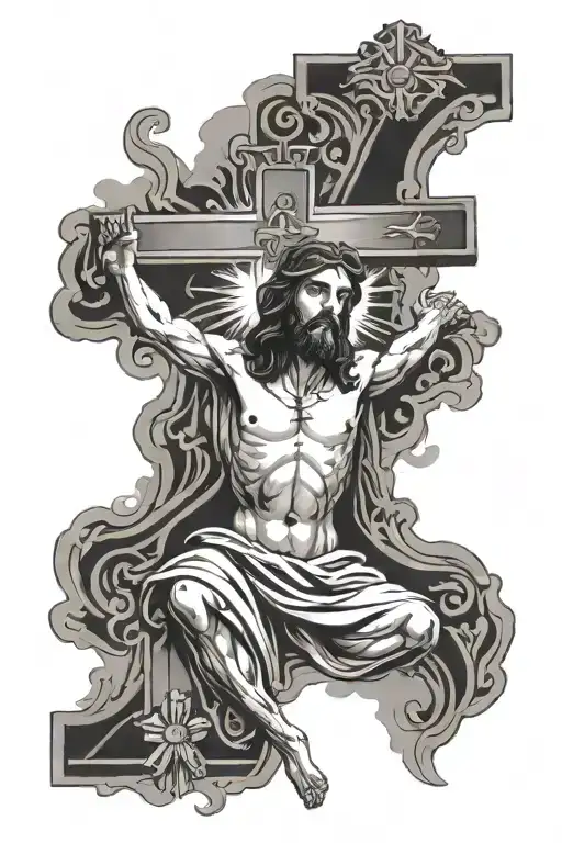 Jesus Cross With Vibe Make