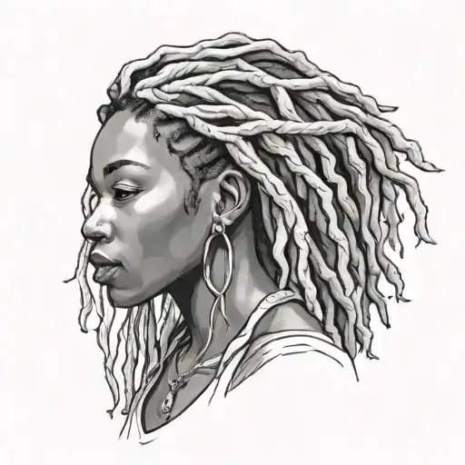 Sexy Black Girl With Dreads Younger Out