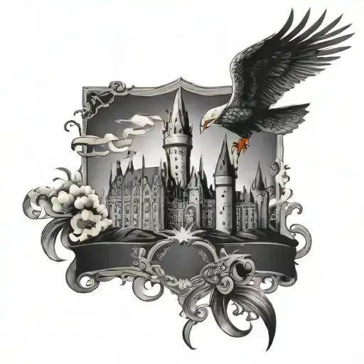 Hogwarts Castle Fawkes The Phoenix