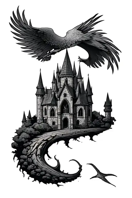 American Traditional Gothic Castle