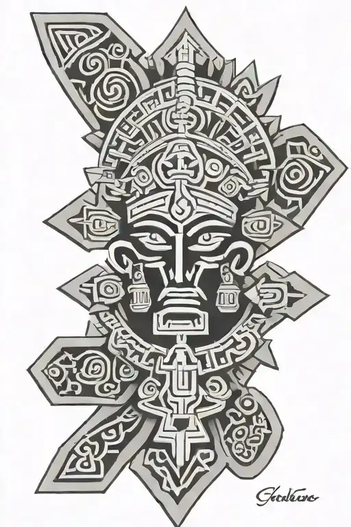 Aztec Cross Christian