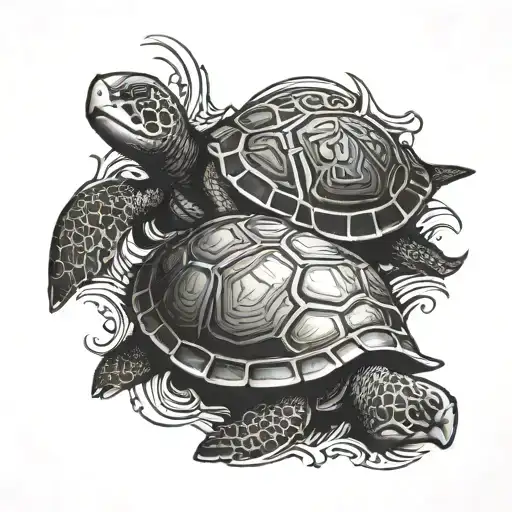 Turtle Atheist Symbol On The Shell Friends