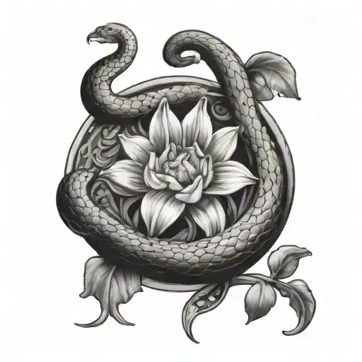 Narcissus And The Snake