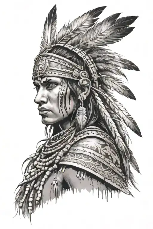 Apache Indian Warrior Female