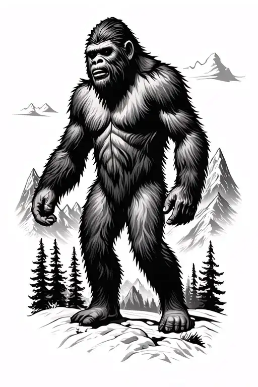 Sasquatch And Colorado Mountains Transition