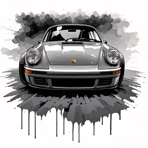 Old Porsche Race Car