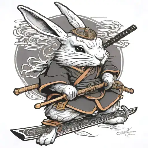Bunny Rabbit Samurai