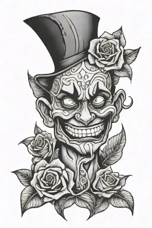 Hurt And Pain But Smiling Face