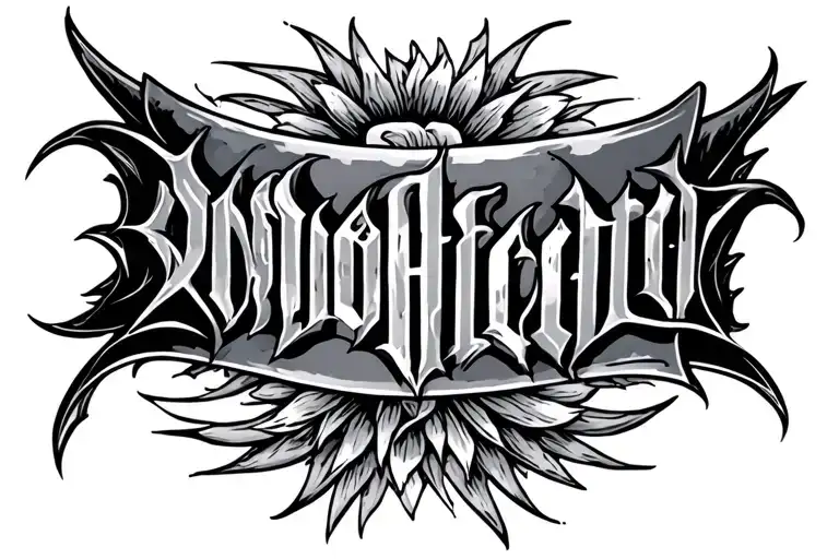 Dark Font Band On Back