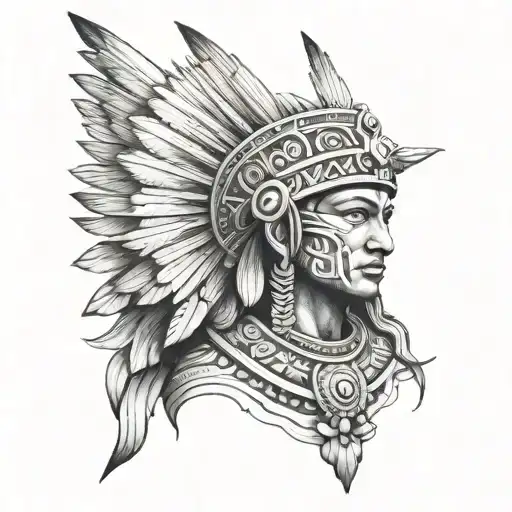 Zapotec Realism Tattoo Design