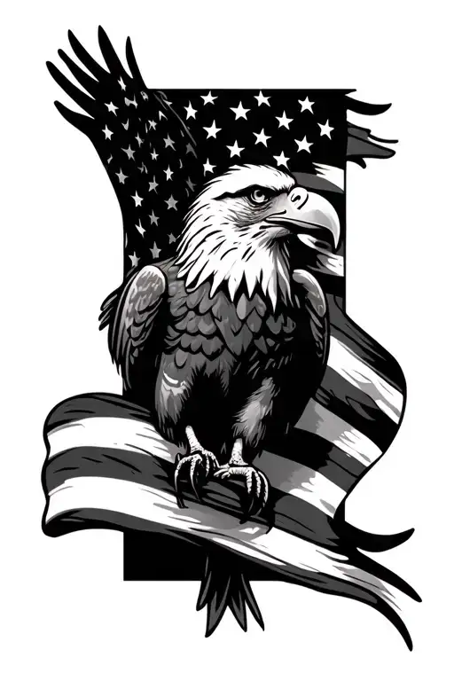 Eagle We The People American Flag