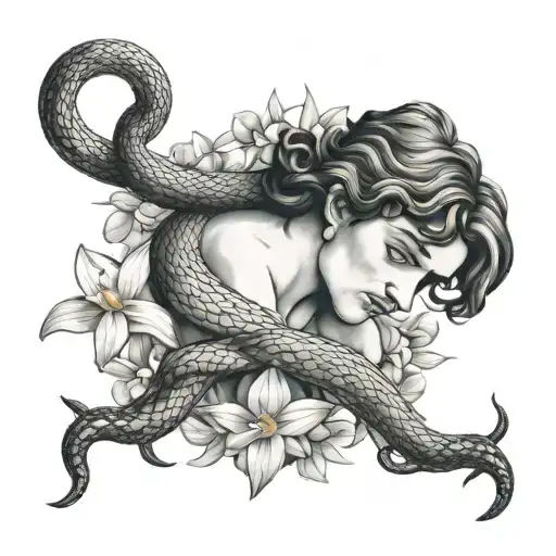 Narcissus And The Snake