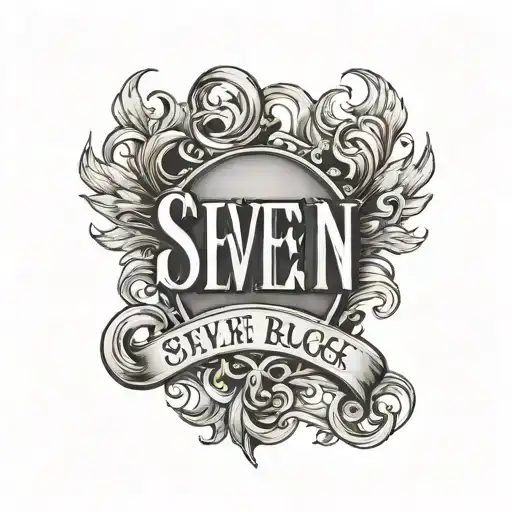 Black Lettering Typing The Name Sven