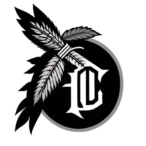 Native Tattoo Of Montana State University Logo