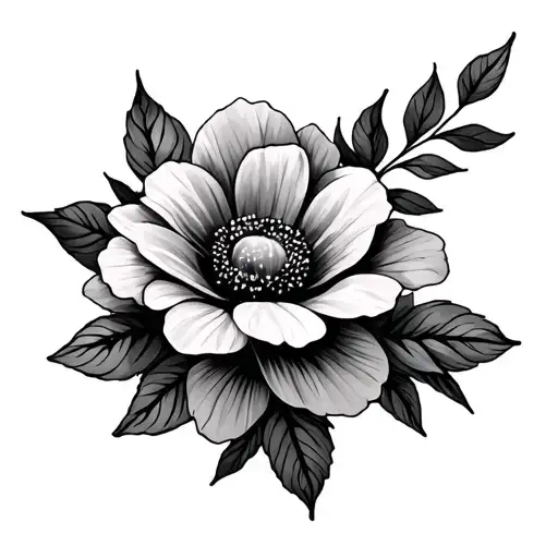 The Word Latasha With A Flower