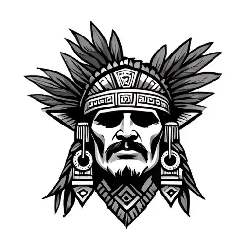 Cholo And Aztec Symbols