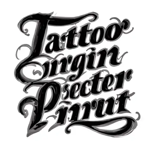 A Quote In Classical Handwriting Styles