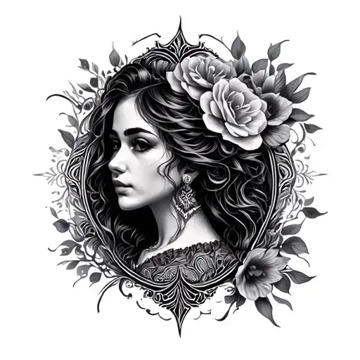 Portrait Filigree Design