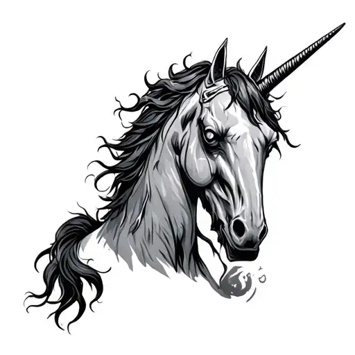 Evil Dead Unicorn Ready For War