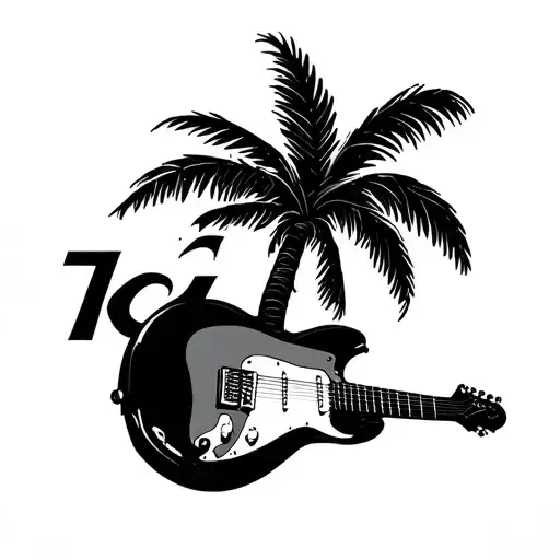 Palm Tree Guitar
