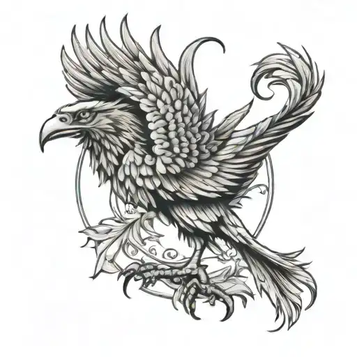 Liver Bird On Knee Cap