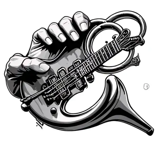 Guitar Music Metal Hand Of Horn Live Concert Pit Public