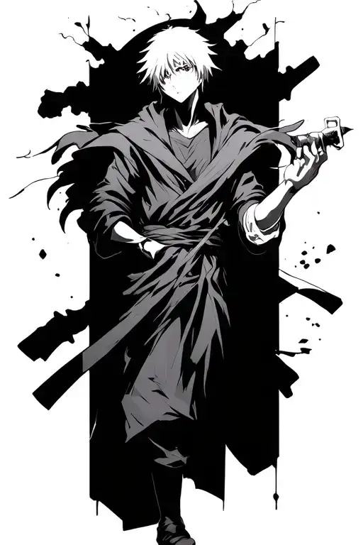 Bleach Anime Character Wielding