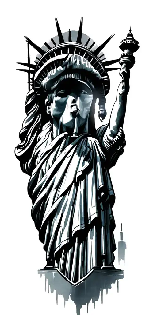 New York Inspired Tattoo Design Combining Elements