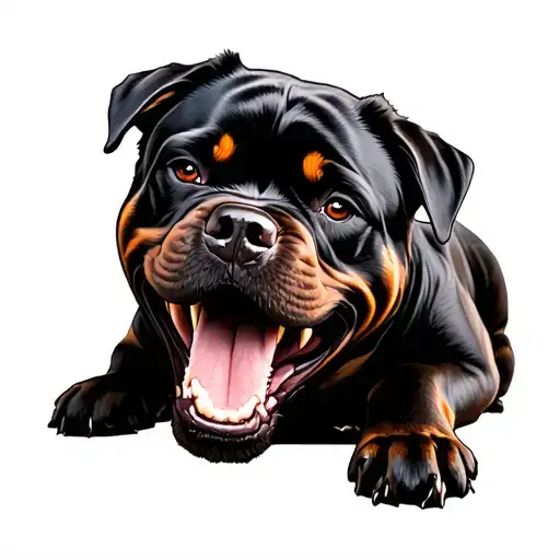 Rottweiler Angry
