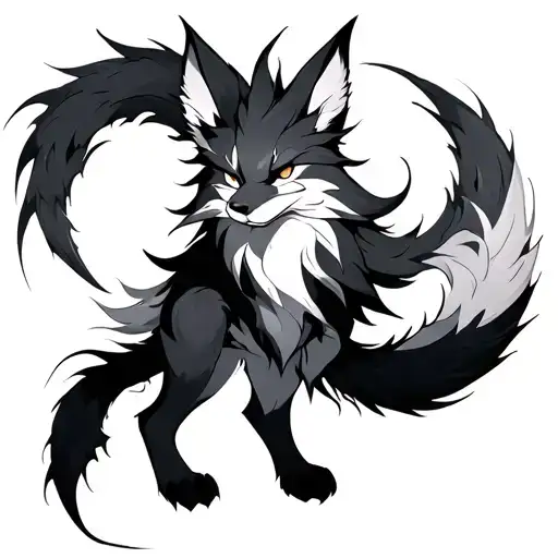 Realistic Kurama Nine Tailed Fox