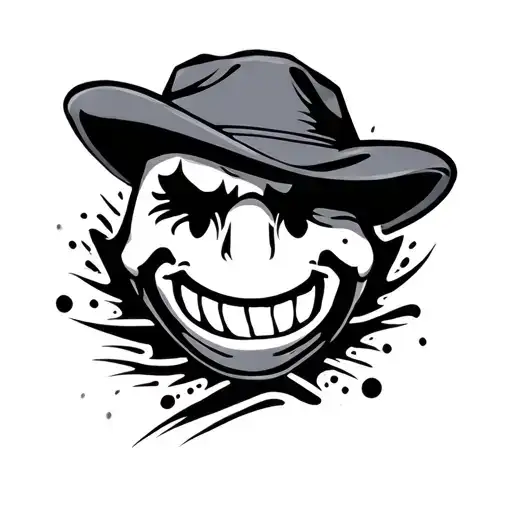 Gangster Smiley Face