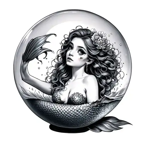 A Mad Mermaid In A Ball