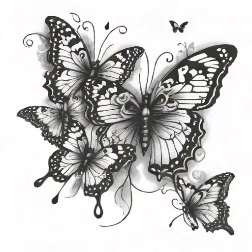 Love Yourz With 5 Butterflies
