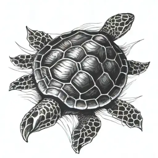 Turtle Pawprints Let Go