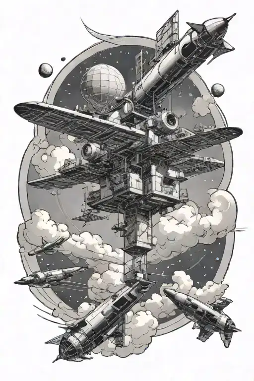 Clouds Open Space Station