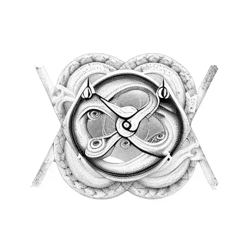 Snakes And Sands Of Time Hourglass