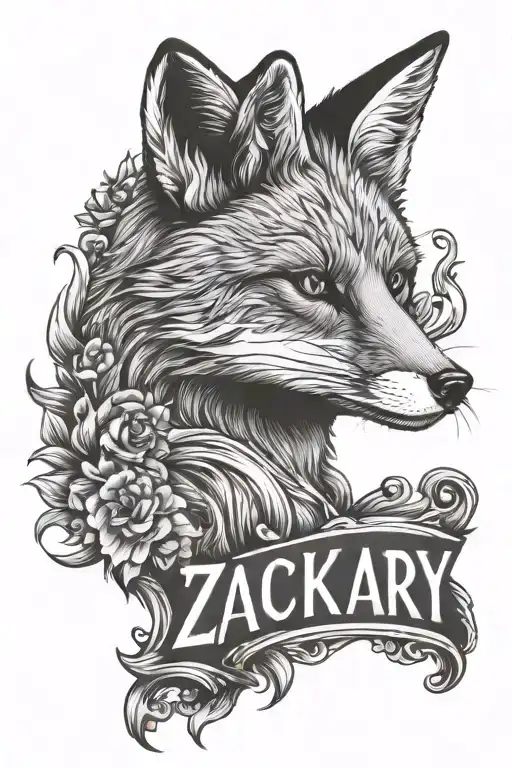 Fox With Name Zackary