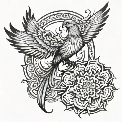 Phoenix And Mandala