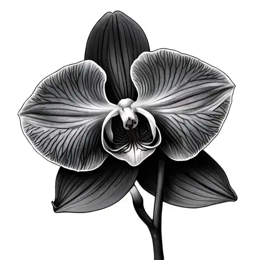 Orchid Whose Root Writes The First Name Valerie