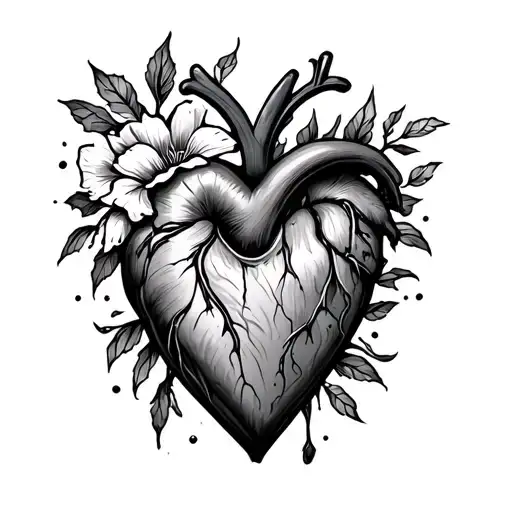 Cover Up Heart With Sandtj