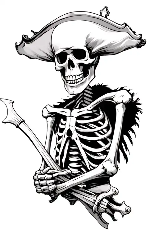 Skeleton Pirate Realism