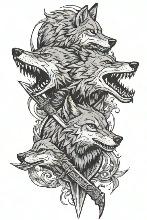 Wolves Swords Fish