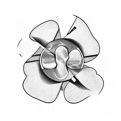 Gun With Four Leaf Clover