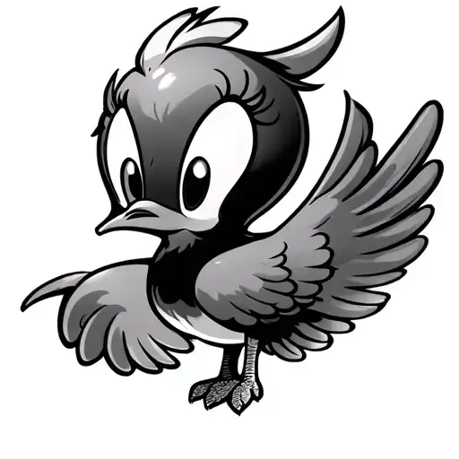 Tweety Bird With Wings Spread