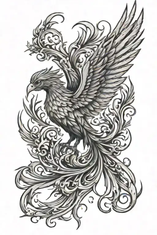 Phoenix With Sharp Edges